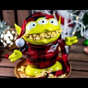 Disney Parks Toy Story Alien Christmas Pajamas Popcorn Bucket